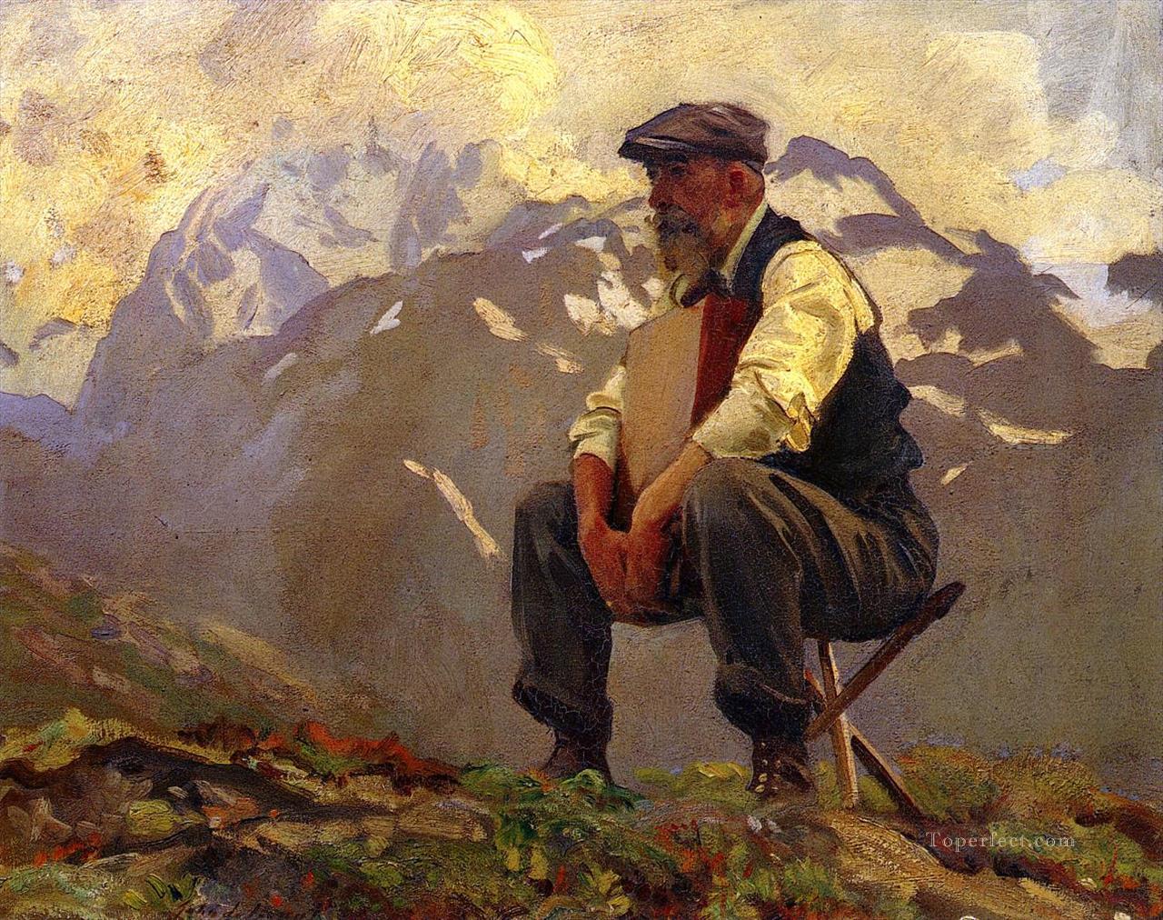 Reconnoitering John Singer Sargent Oil Paintings